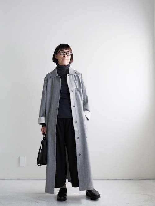 セール】〔MUJI Labo〕婦人 ウール混ロングコート（その他アウター