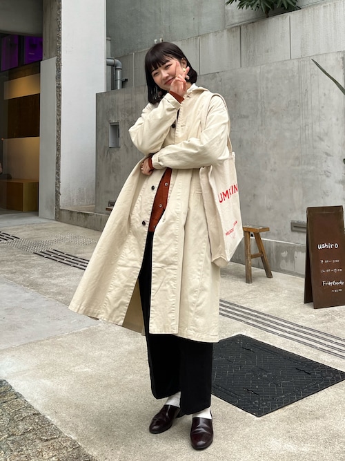 HARVESTY（ハーベスティ） ステンカラーコート コート CHINO CLOTH