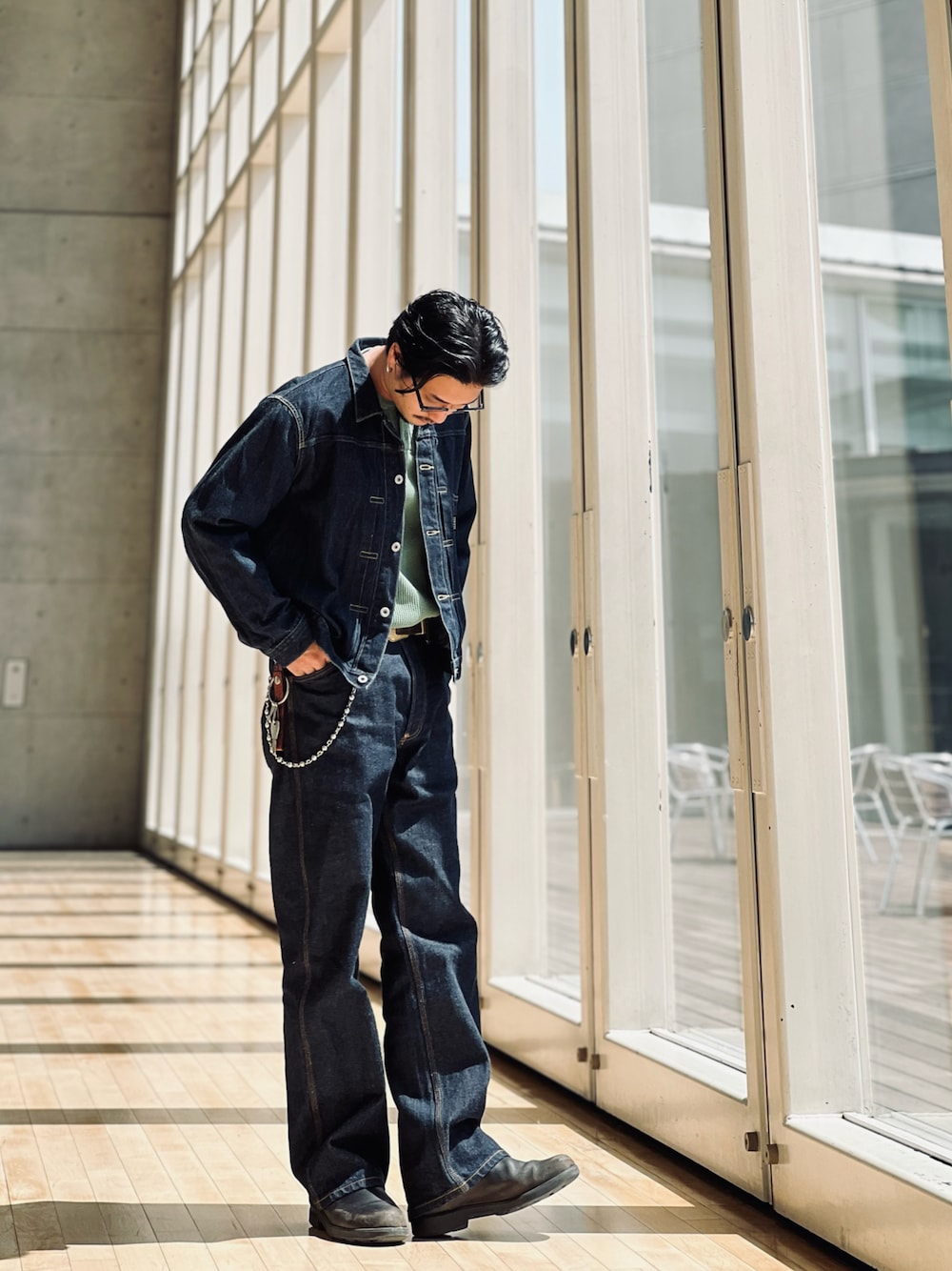 まさきよ｜schottのデニムジャケットを使ったコーディネート - WEAR