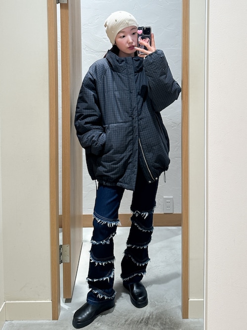 セール】【お気に入り3万人突破！/ユニセックス】チェック中綿