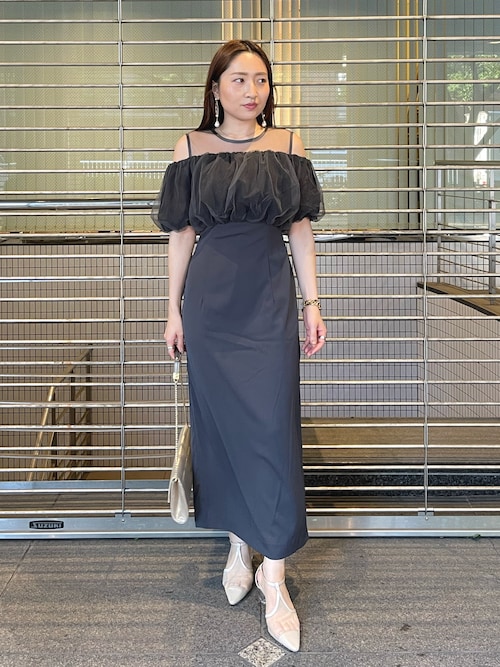 LAGUNAMOON（ラグナムーン） ドレス LADYシアーボレロレイヤード