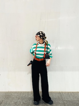 Vivienne Westwoodのサスペンダーを使った人気ファッション