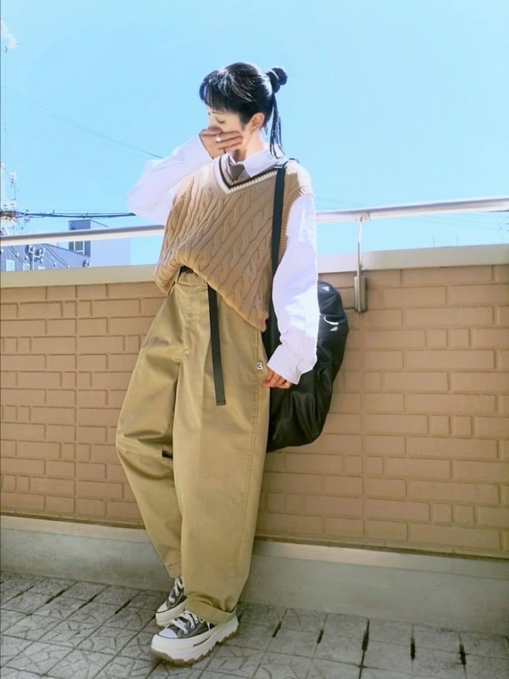 CAHLUMN/カウラム TC Twill 1 Tuck Pants/TC 1タック パンツを使った