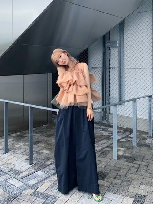 23SS maison special チュールオーガンジーベスト MAISON チュール