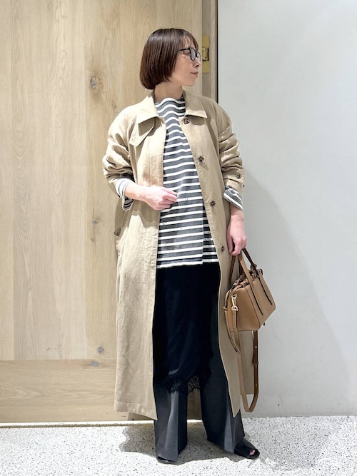 Curensology（カレンソロジー） ステンカラーコート コート レディース