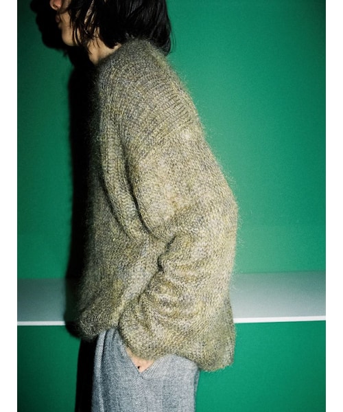 LIDNM（リドム）の「KID MOHAIR MIX KNIT（ニット/セーター）」 - WEAR