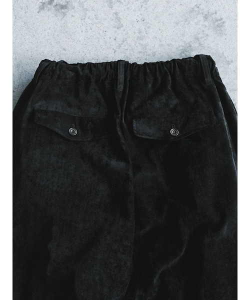 LIDNM（リドム）の「RAYON VELVET M-52 PANTS（スラックス）」 - WEAR