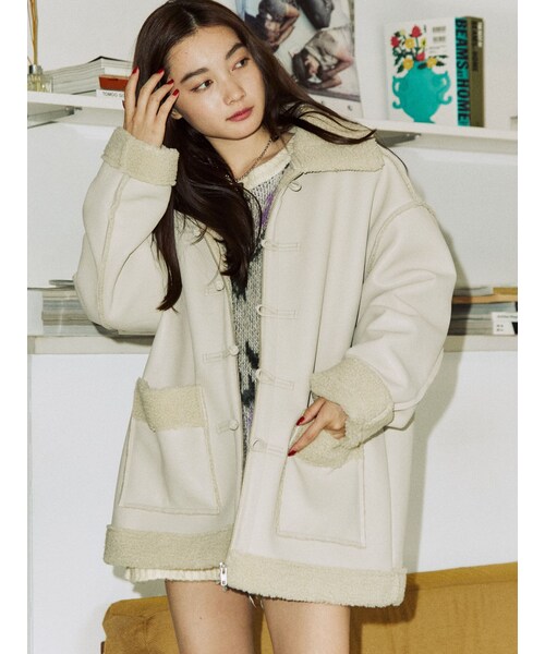 jouetie（ジュエティ）の「フェイクムートンチャイナジャケット