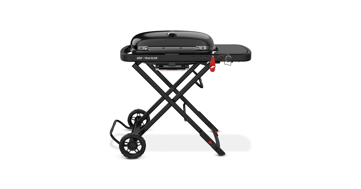 WEBER Weber Traveler Portable Gas Grill Stealth Edition - Black
