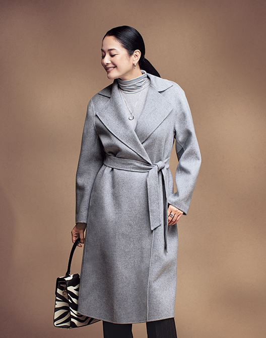 冬のお洒落をエレガントに彩る「マリナ リナルディ」の表情豊かな最旬