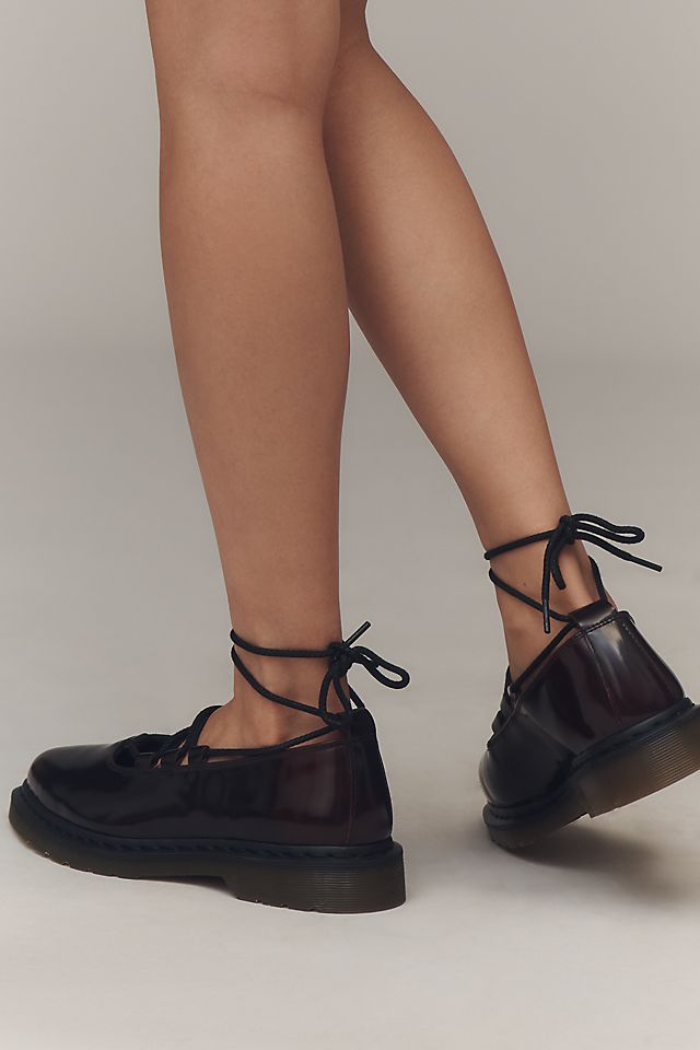 Dr. Martens Elphie II Leather Ballet Flats | Anthropologie