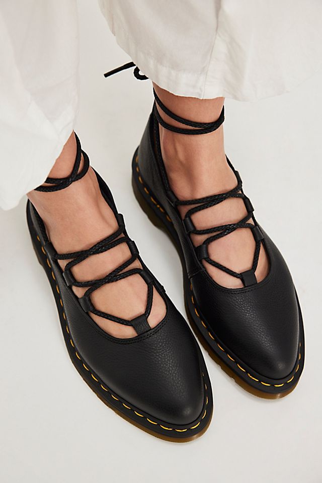 Dr. Martens Elphie II Wrap Mary Janes | Free People