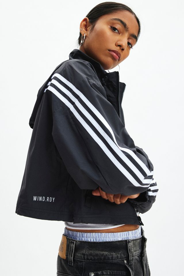 adidas Future Icons 3-Stripe Windbreaker Jacket | Urban Outfitters