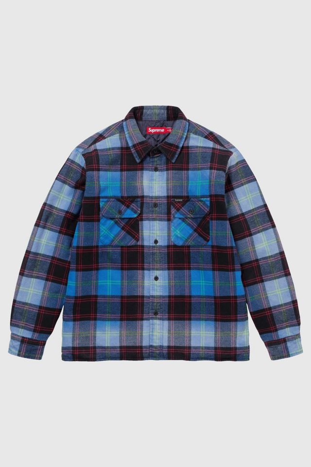 Supreme Quilted Plaid Shirt | Urban Outfitters