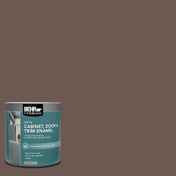 BEHR PREMIUM 1 qt. #N180-7 Oiled Teak Satin Enamel Interior