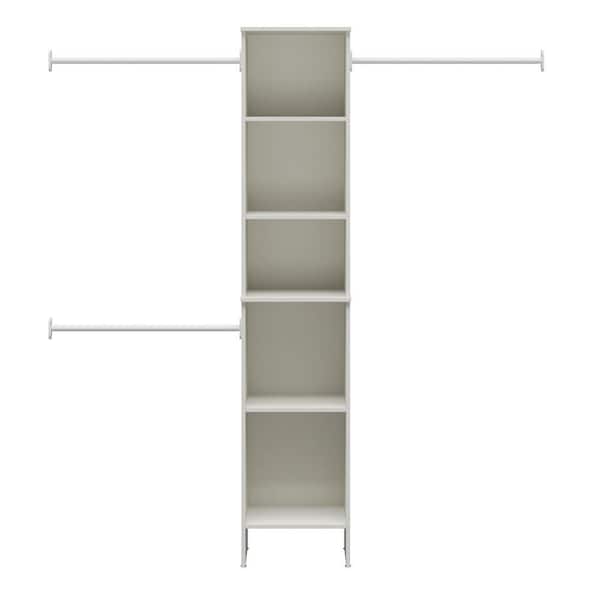 StyleWell Westport 17 in. W x 83.25 in. H White Laminate Board