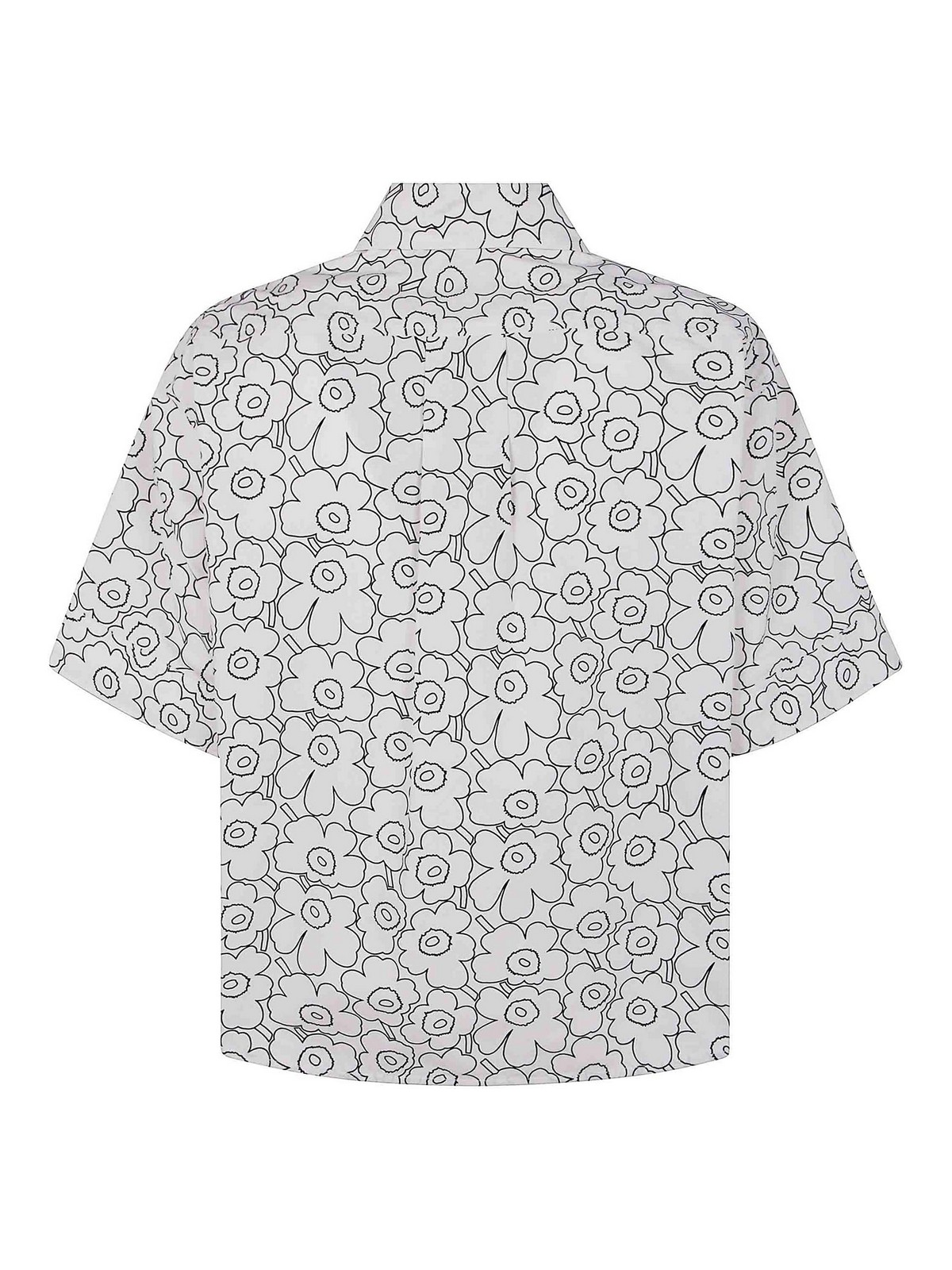 Marimekko Standardi Piirto Unikko Shirt - White - Women|94386119