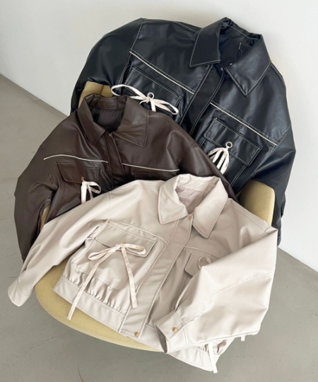 2wayリボンバイカラーブルゾン/MAJESTIC LEGON(マジェスティックレゴン