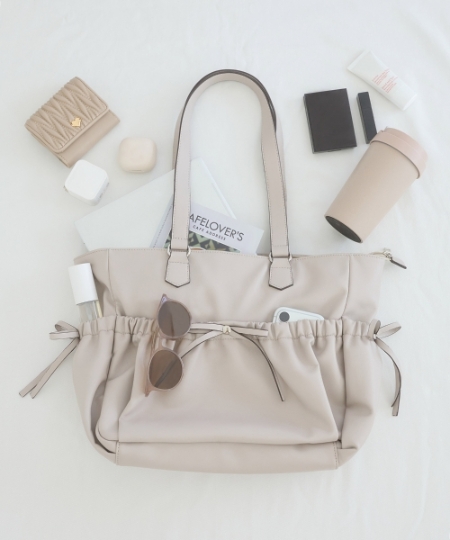 ギャザーリボントートバッグ/MAJESTIC LEGON(マジェスティックレゴン