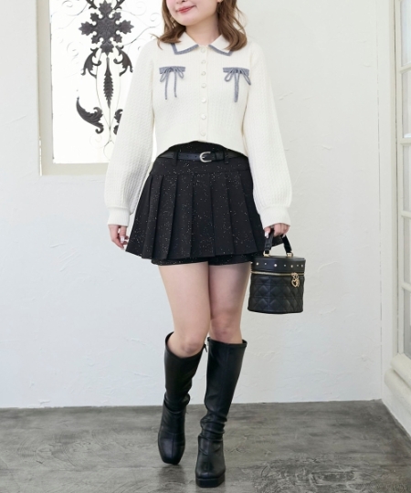 ベルトセットキラキラミニスカパン/MAJESTIC LEGON(マジェスティック