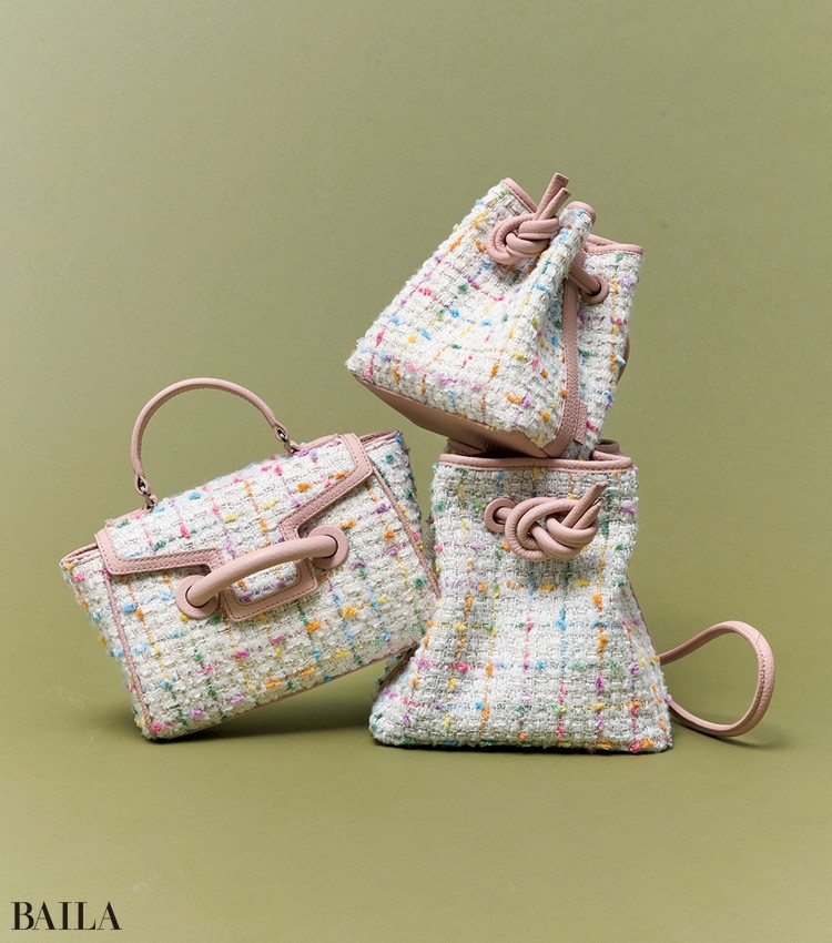 ヴァジック】女心をくすぐる♡ ホリデー限定のツイードバッグ｜＠BAILA