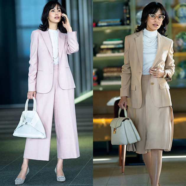 上質素材の淡色スーツ4選】きれい色に大人の余裕が表れるいち推し春