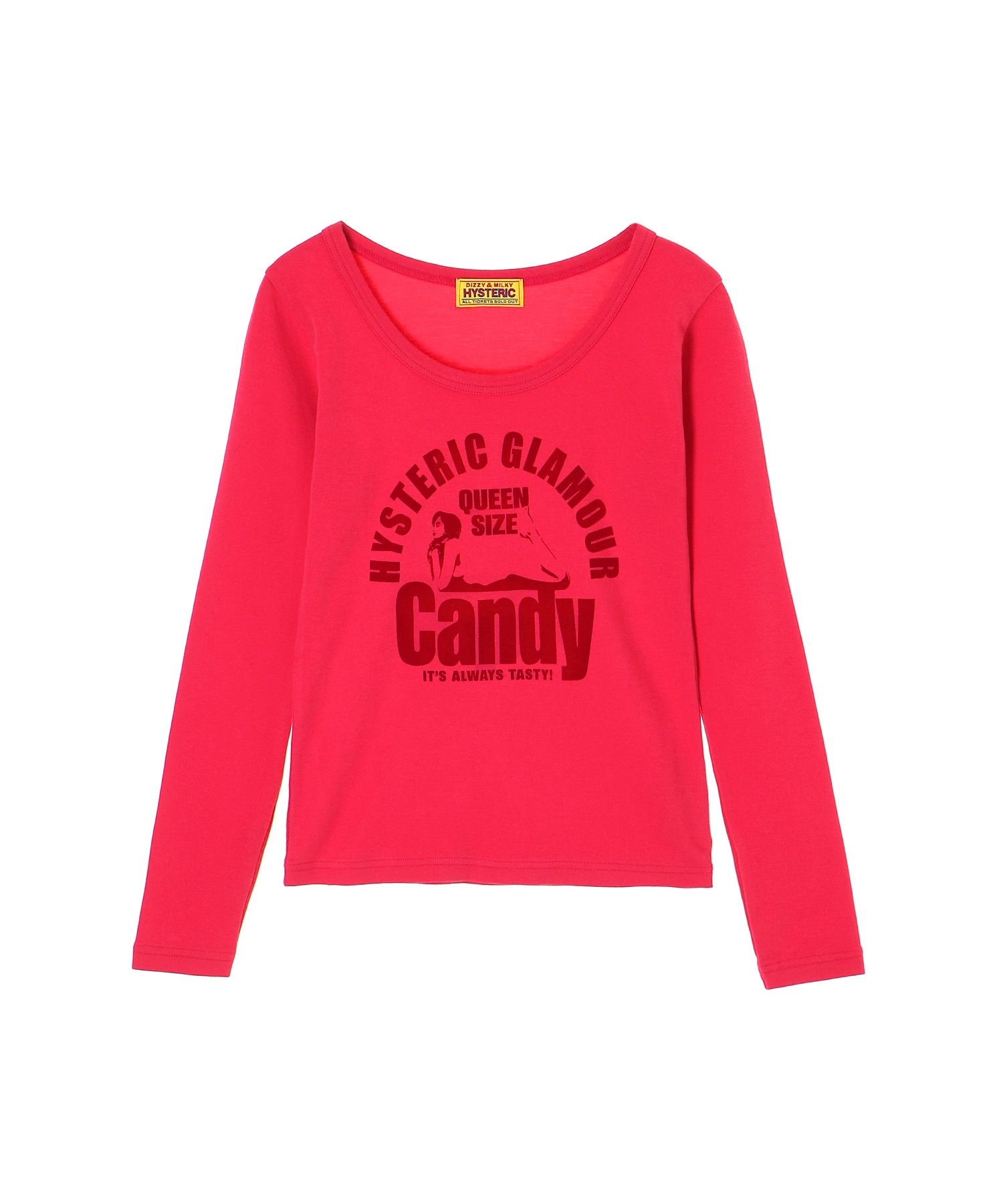 QUEEN SIZE CANDY チビTシャツ|HYSTERIC GLAMOUR WOMEN | HYSTERIC