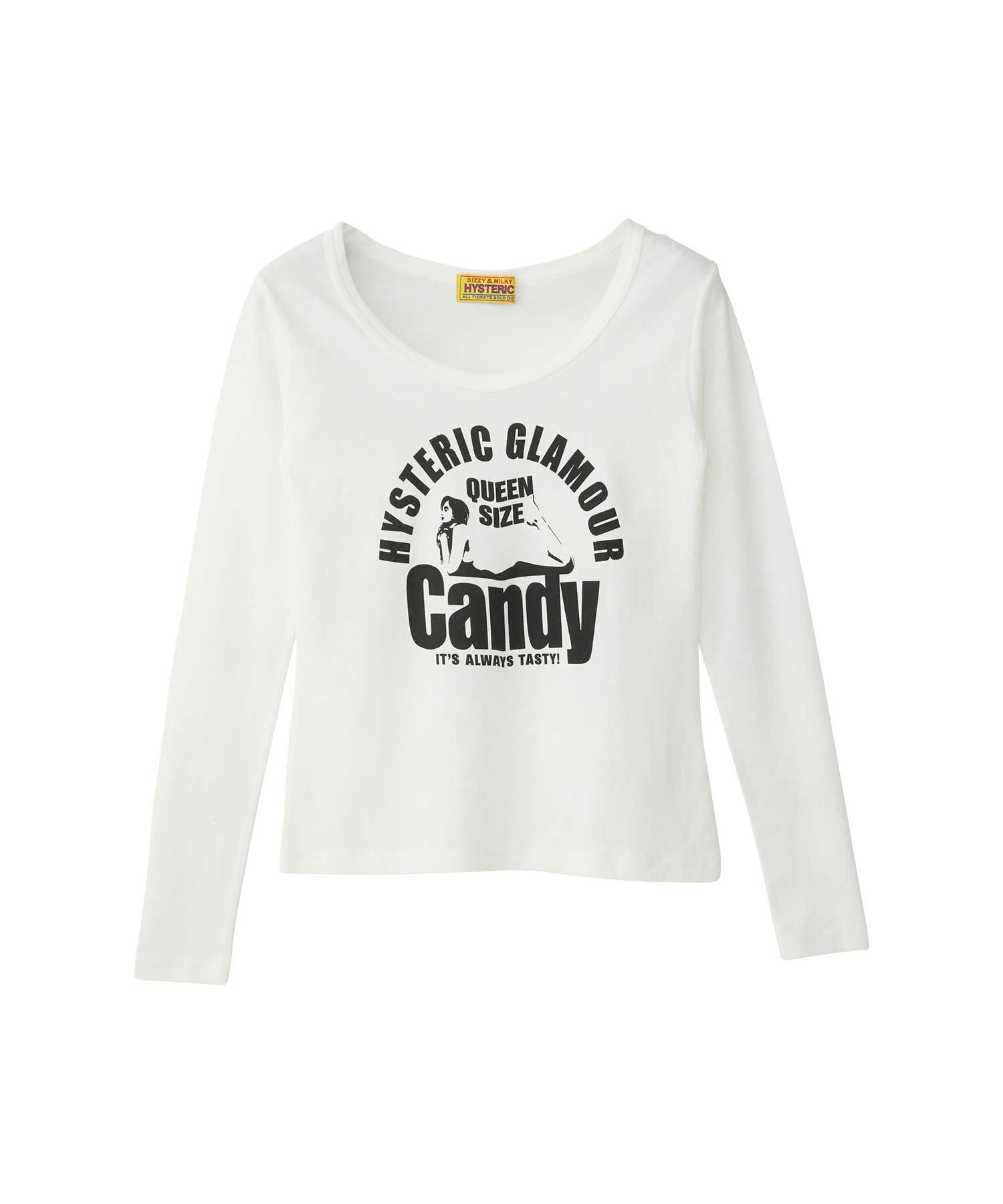 QUEEN SIZE CANDY チビTシャツ|HYSTERIC GLAMOUR WOMEN | HYSTERIC