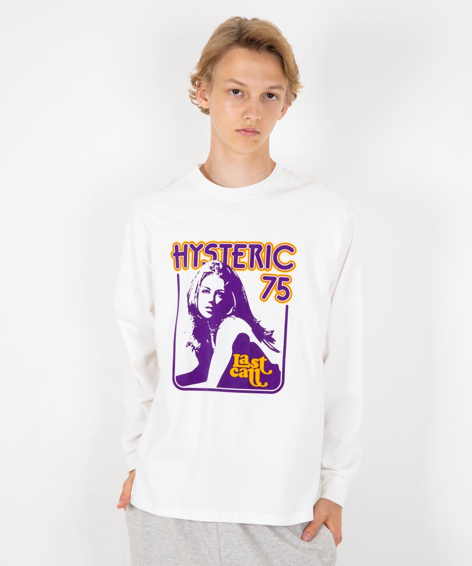 LAST CALL 75 Tシャツ|HYSTERIC GLAMOUR MEN | HYSTERIC GLAMOUR