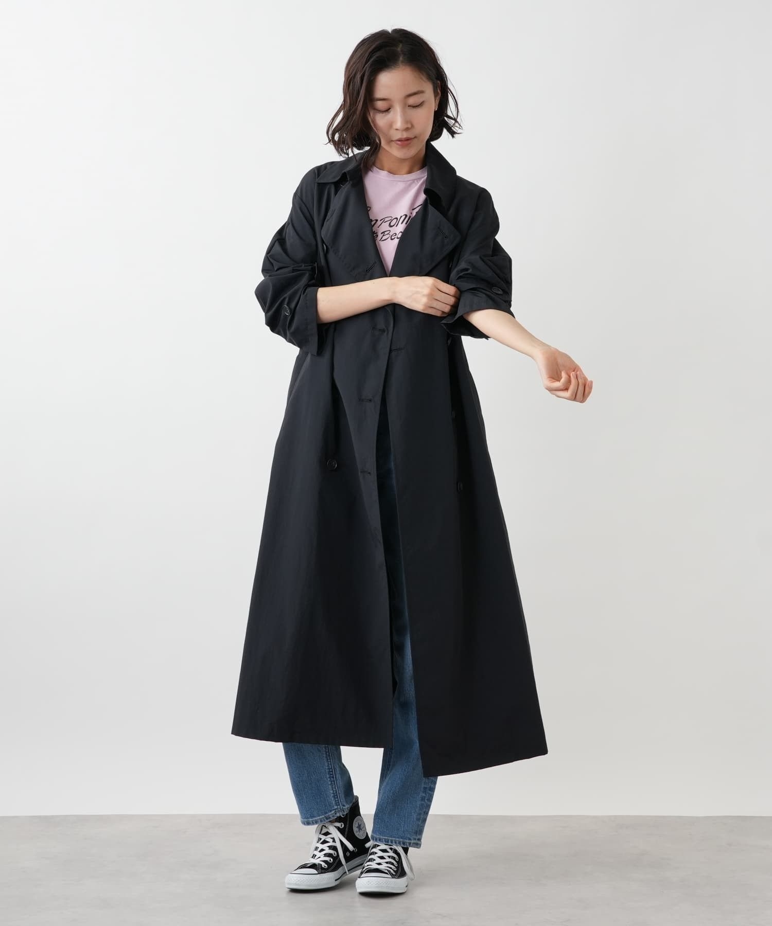 ロングトレンチコート【NEMIKA】|ネミカ | レリアン公式オンラインストア