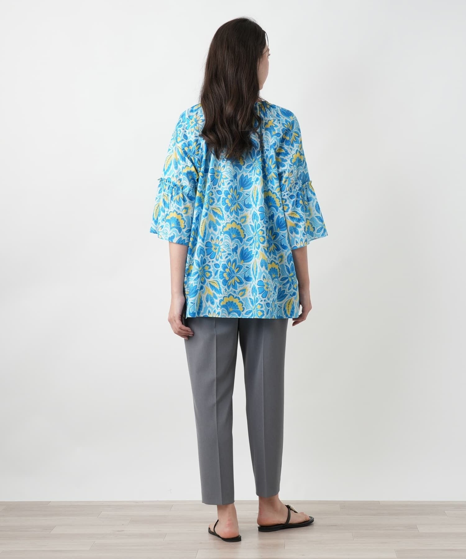 ☆新品❗️leilianレリアンプリントチュニック 17+大きいプラスハウス