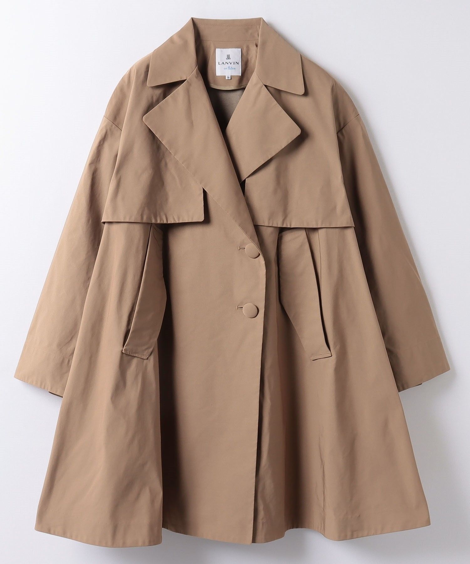 メモリーグログランミドルトレンチコート|LANVIN en Bleu | LANVIN en