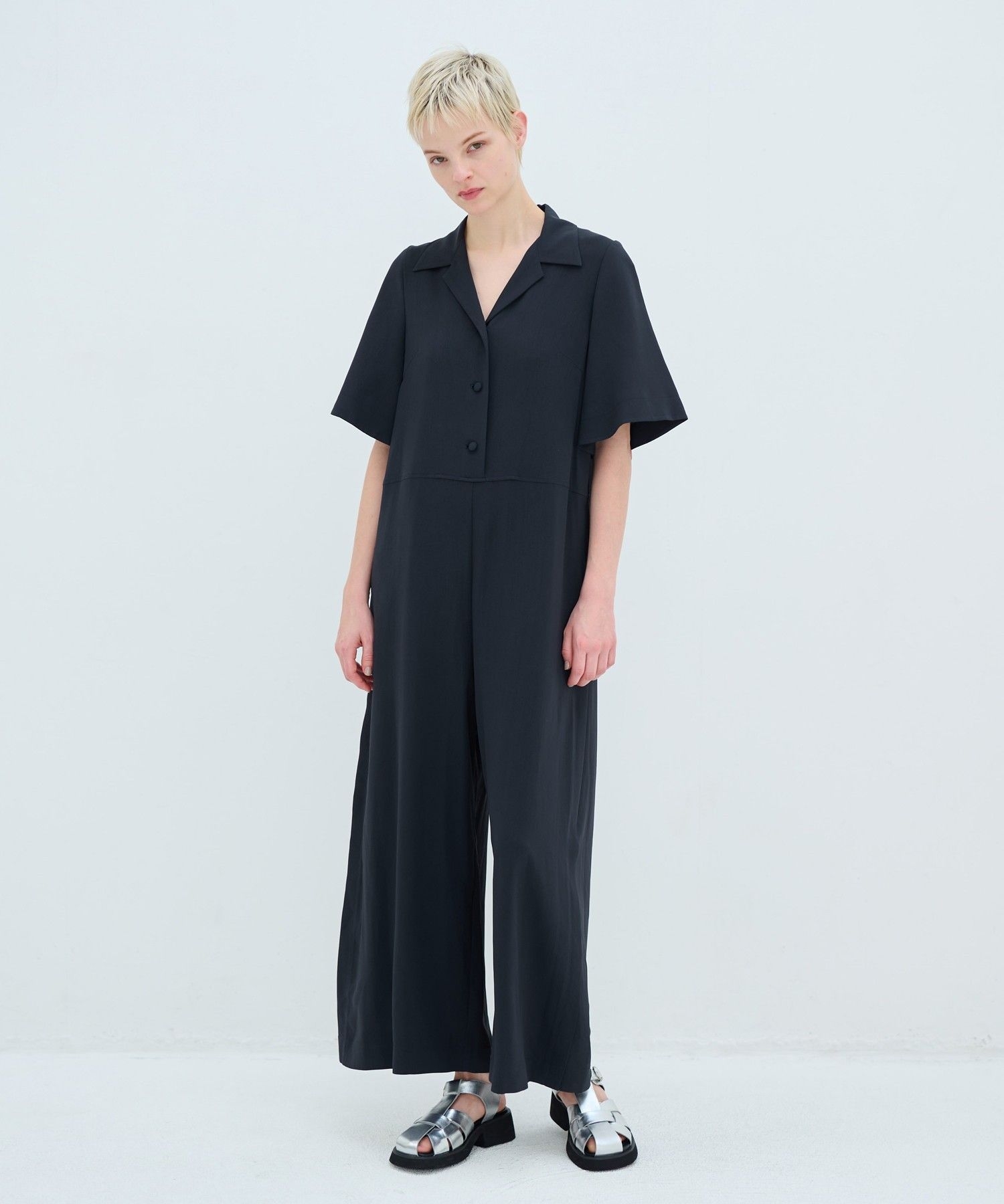 ショートサロペットパンツ|LANVIN en Bleu | LANVIN en Bleu