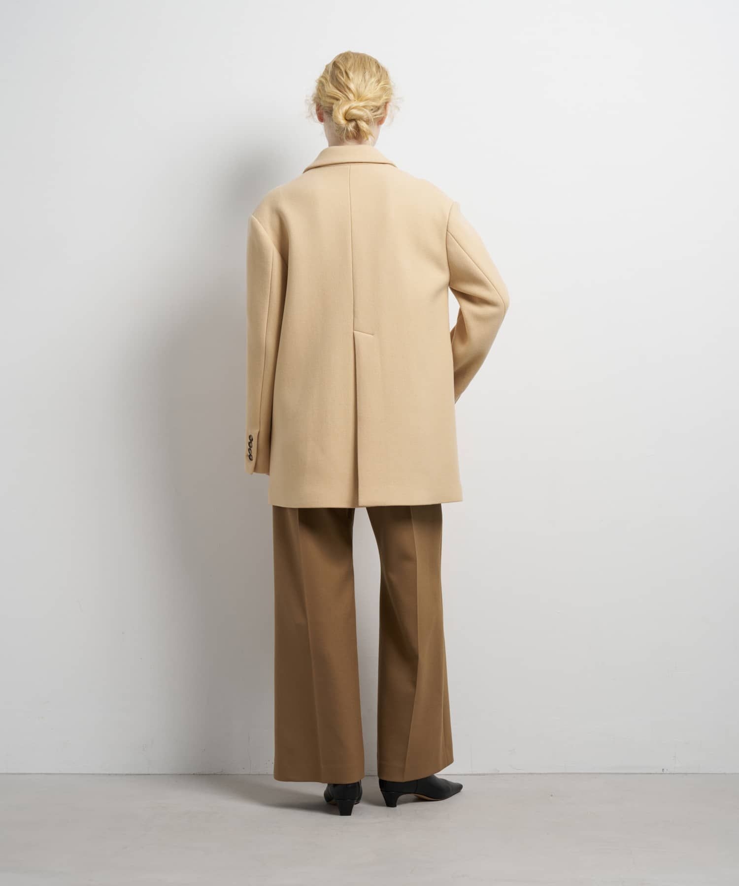 ツイード／ウールメルトン テーラードジャケット|LANVIN en Bleu