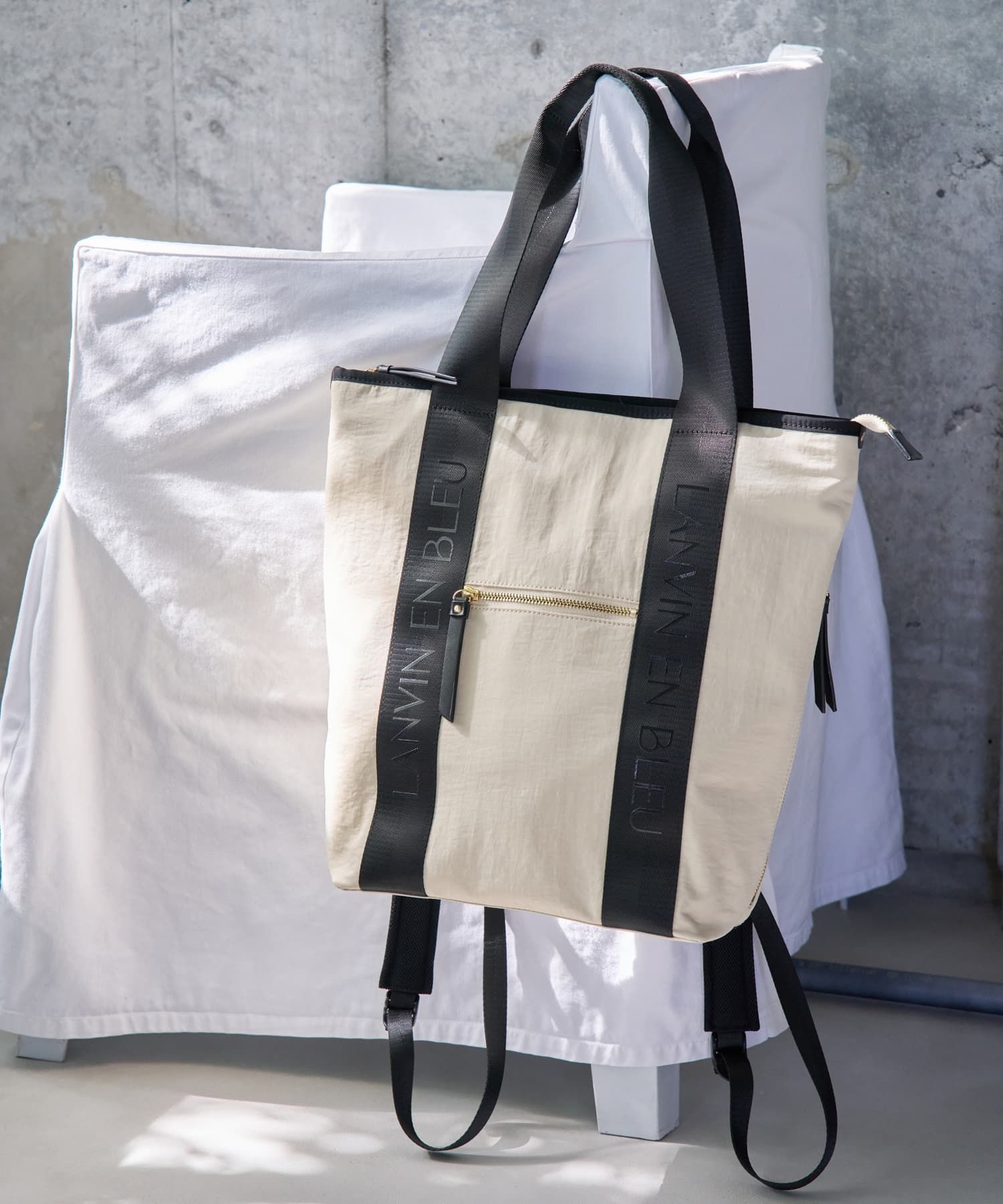 ロゴテープ2wayリュック|LANVIN en Bleu | LANVIN en Bleu | ランバン