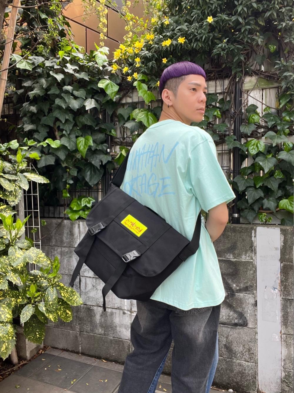 Ny Messenger Bag Reflective Yellow Label | NaOkI | Manhattan