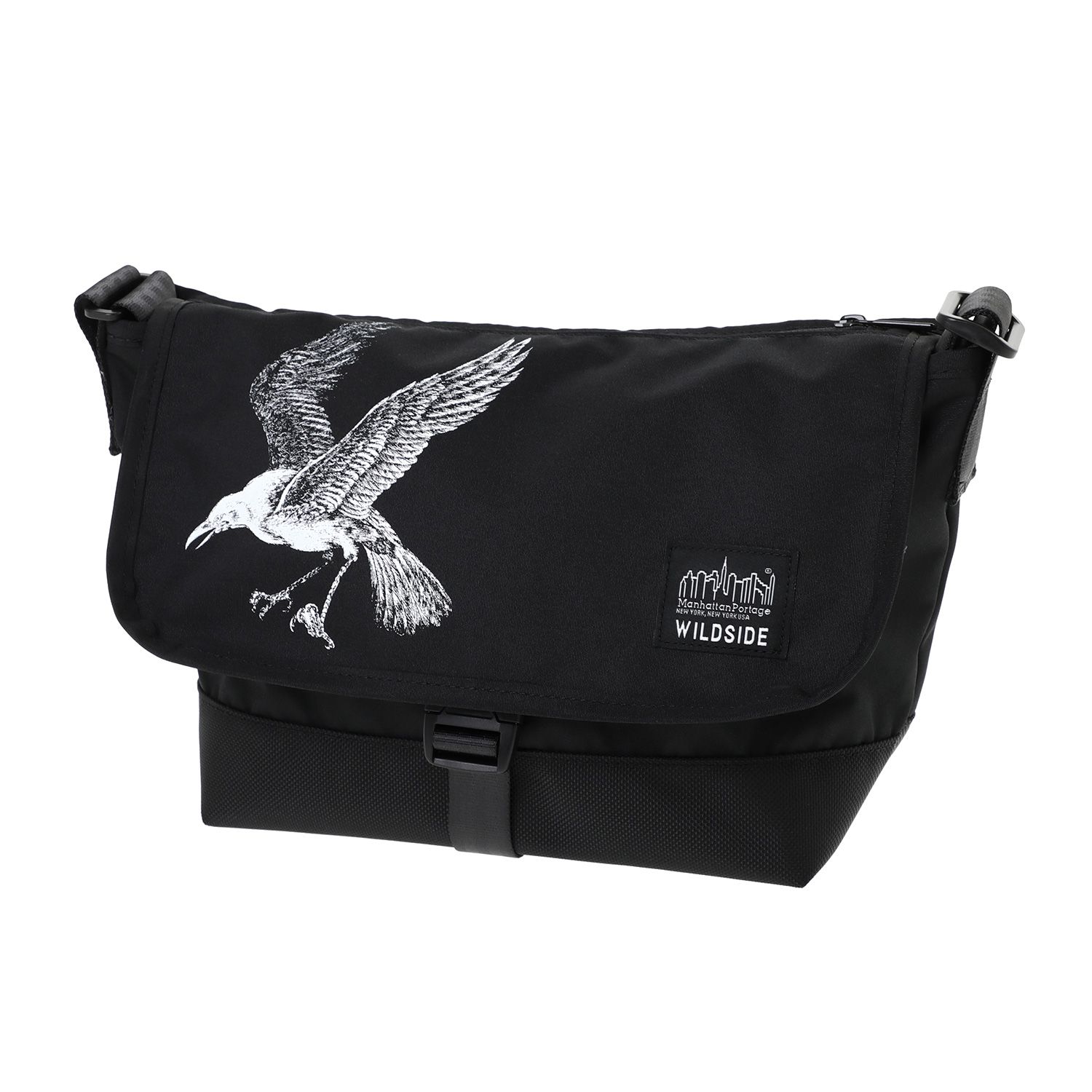 WILDSIDE × Manhattan Portage BLACK LABEL STANDARD MESSENGER BAG(XS