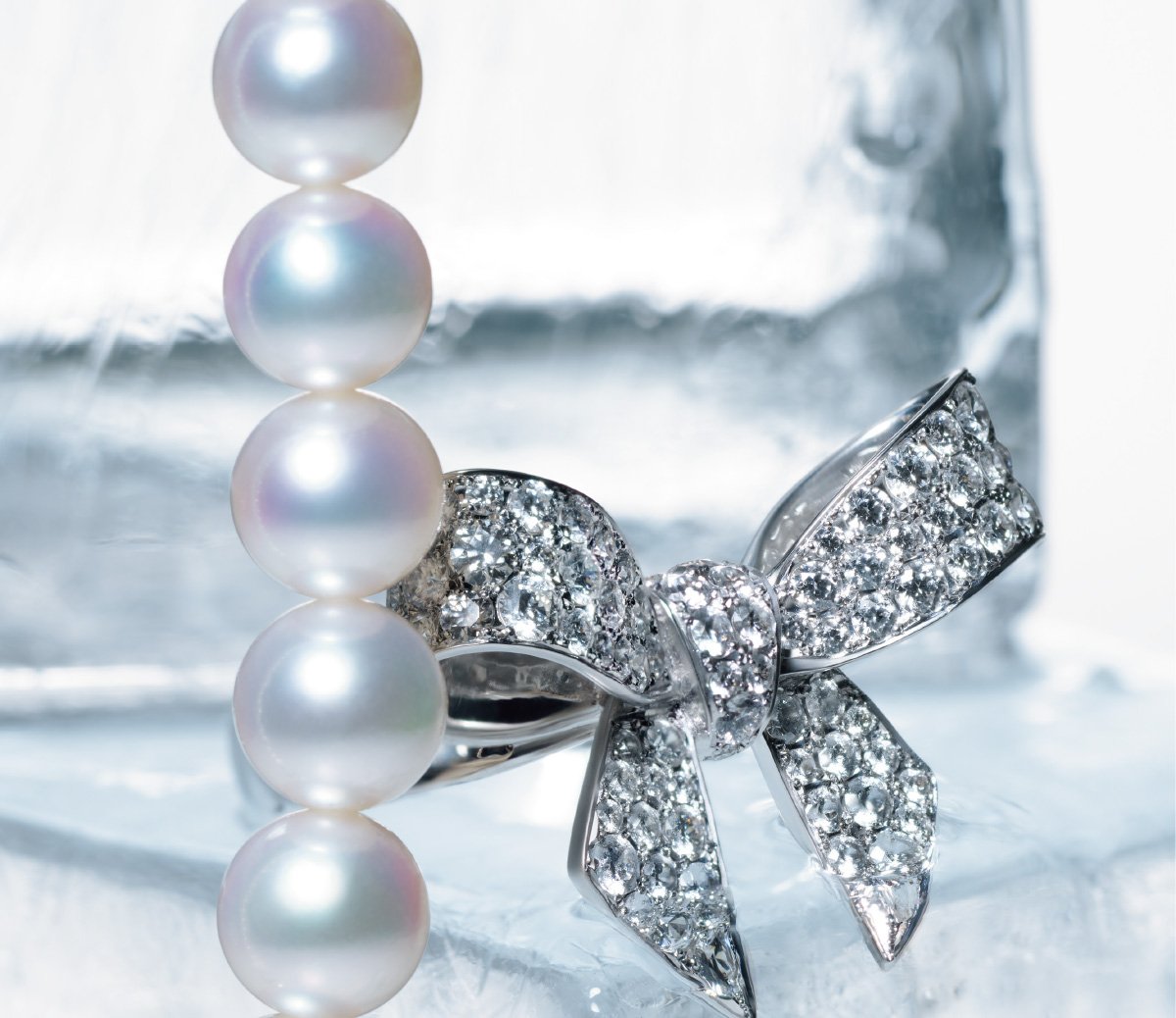 MIKIMOTO】ミキモトパールに似合う、スタイリッシュなリボン誕生