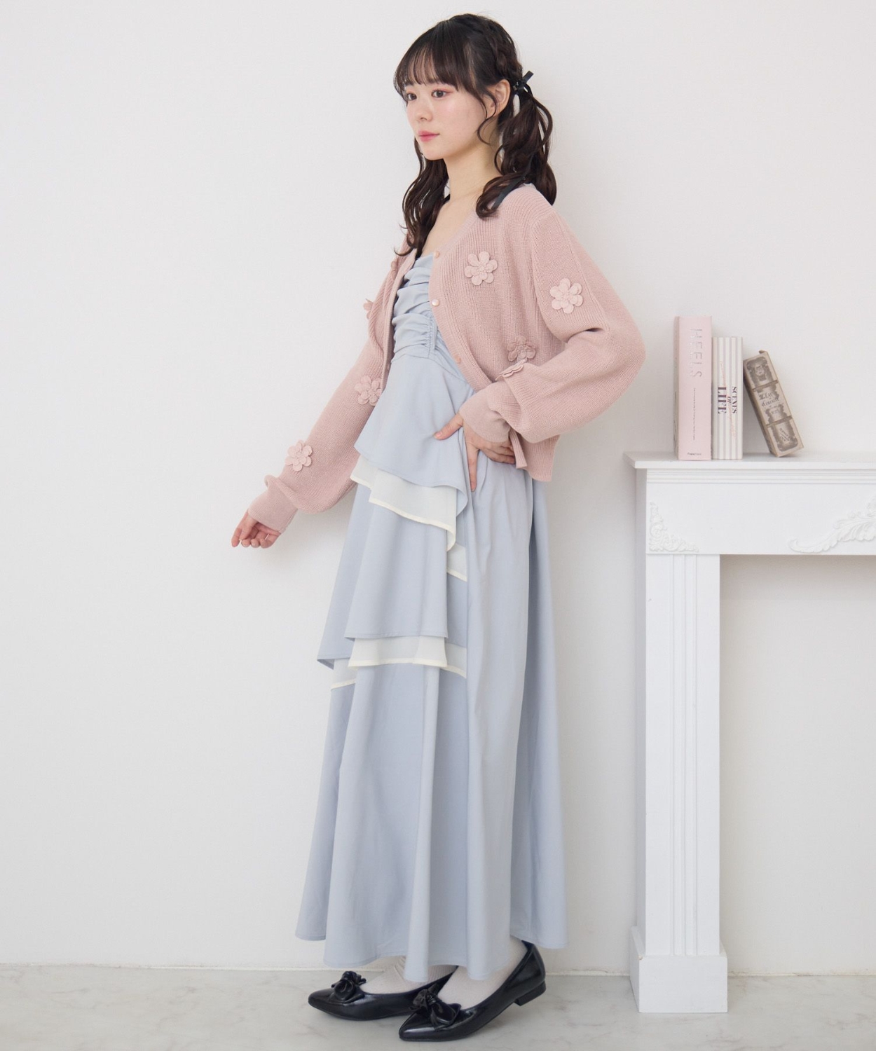 お花モチーフNTカーデ|ems excite | RETRO GIRL ONLINE STORE レトロ