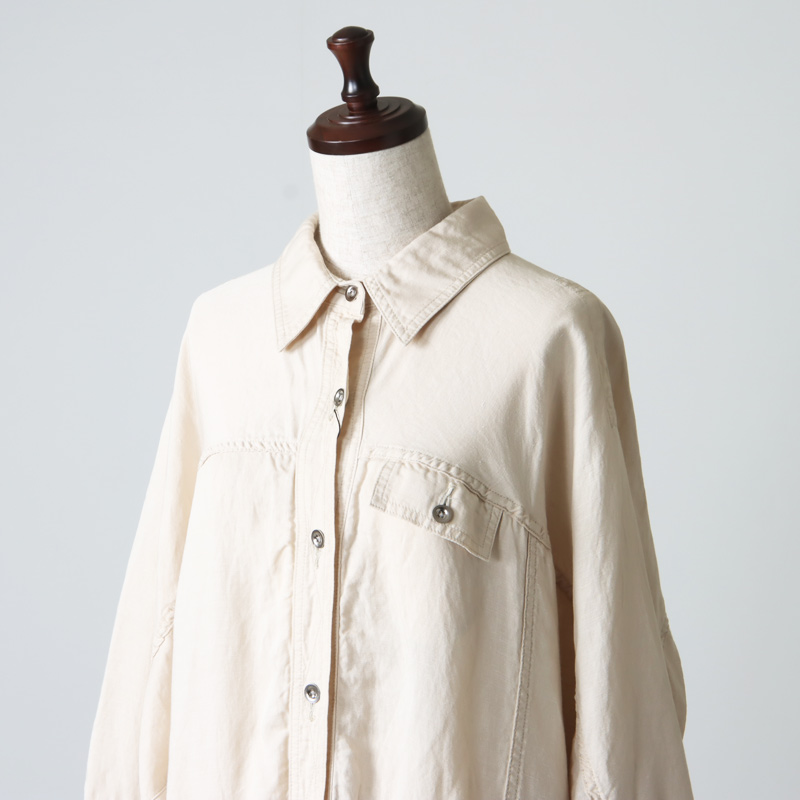 TICCA (ティッカ) コートシャツワンピース offwhite