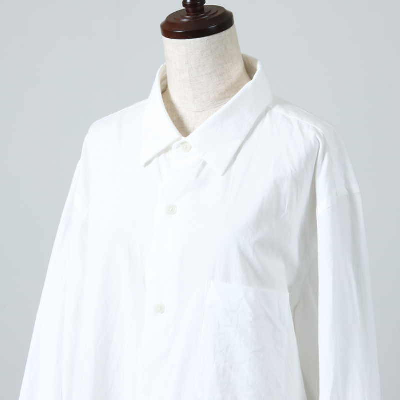 YAECA (ヤエカ) BUTTON SHITS WIDE / ボタンシャツ ワイド