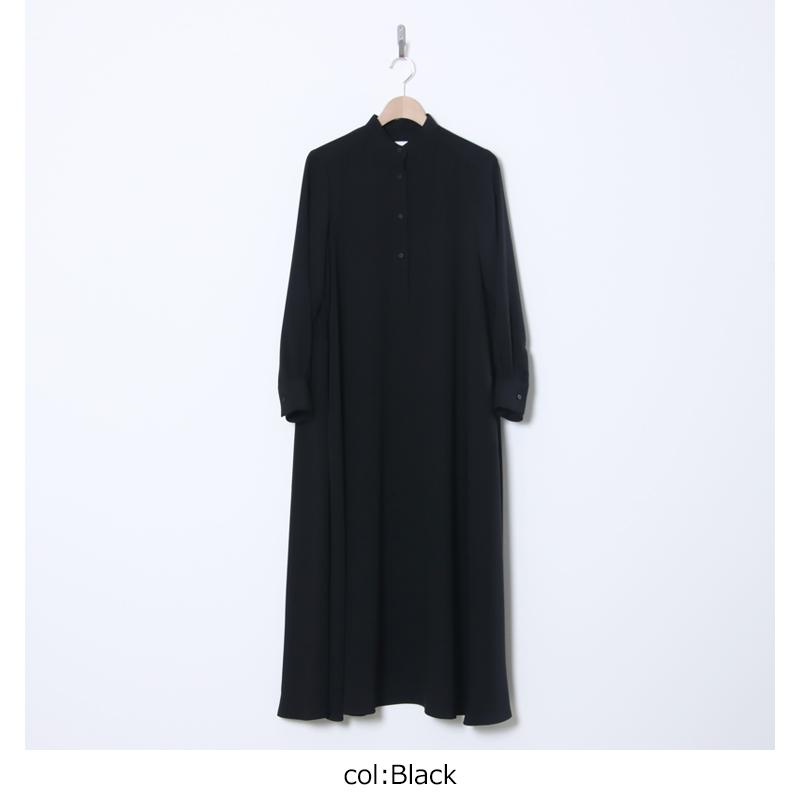 Graphpaper (グラフペーパー) Satin Band Collar Dress / サテンバンド