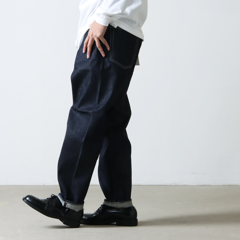 Graphpaper (グラフペーパー) Selvage Denim Five Pocket Tapered