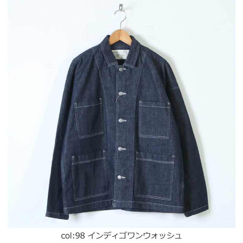 HARVESTY (ハーベスティ) カバーオール 10oz ノンフェイドデニム