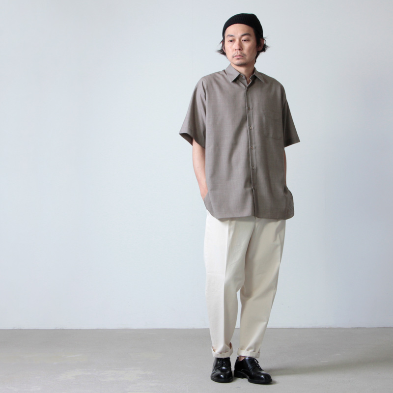 MARKAWARE FRONT PLEATED PEGTOP サイズ2 コヨーテ FRONT PLEATS