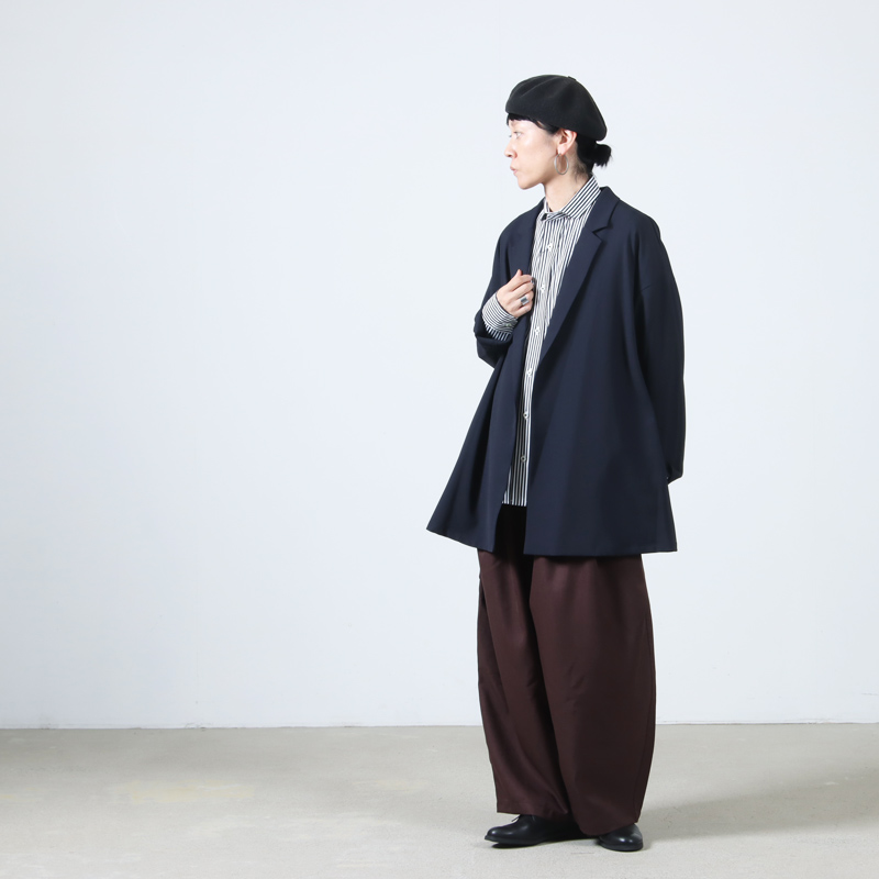 mizuiro ind (ミズイロインド) テーラードシャツジャケット