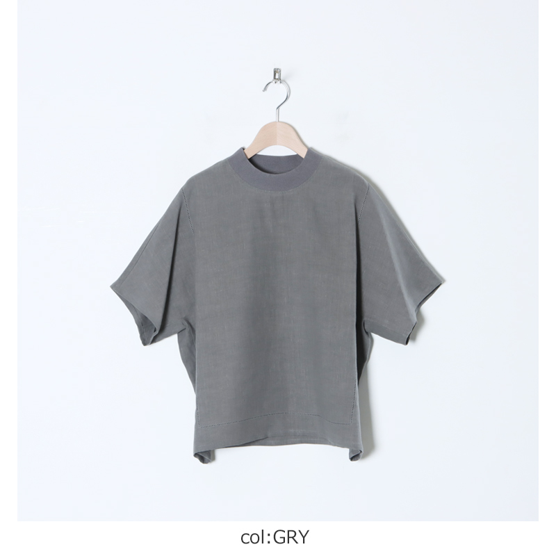 Atelier d'antan (アトリエ ダンタン) リブネックプルオーバー Tyndale