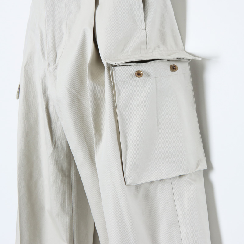 blurhms (ブラームス) Drill Chambray Super Wide 6P Slacks / ドリル