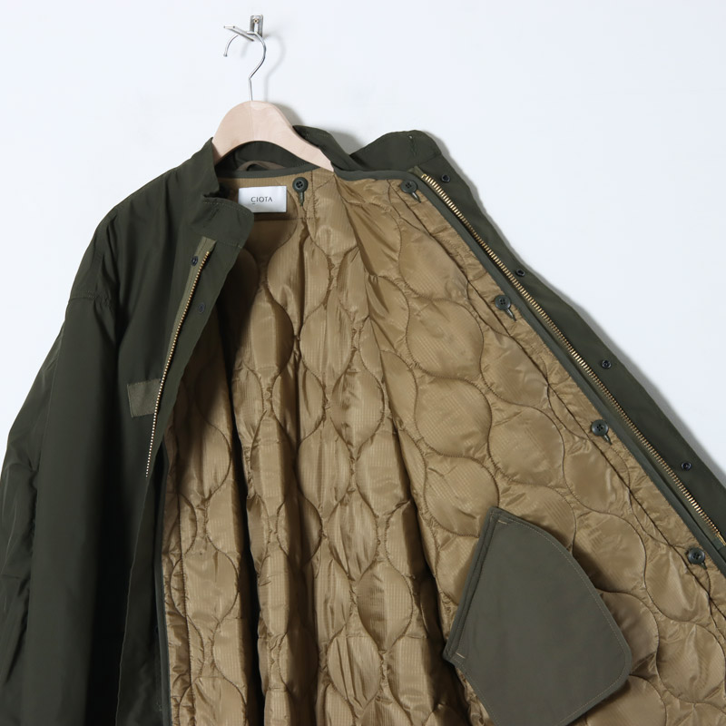 CIOTA (シオタ) スビンコットン ナイロン オックス M65 フィールドパーカー