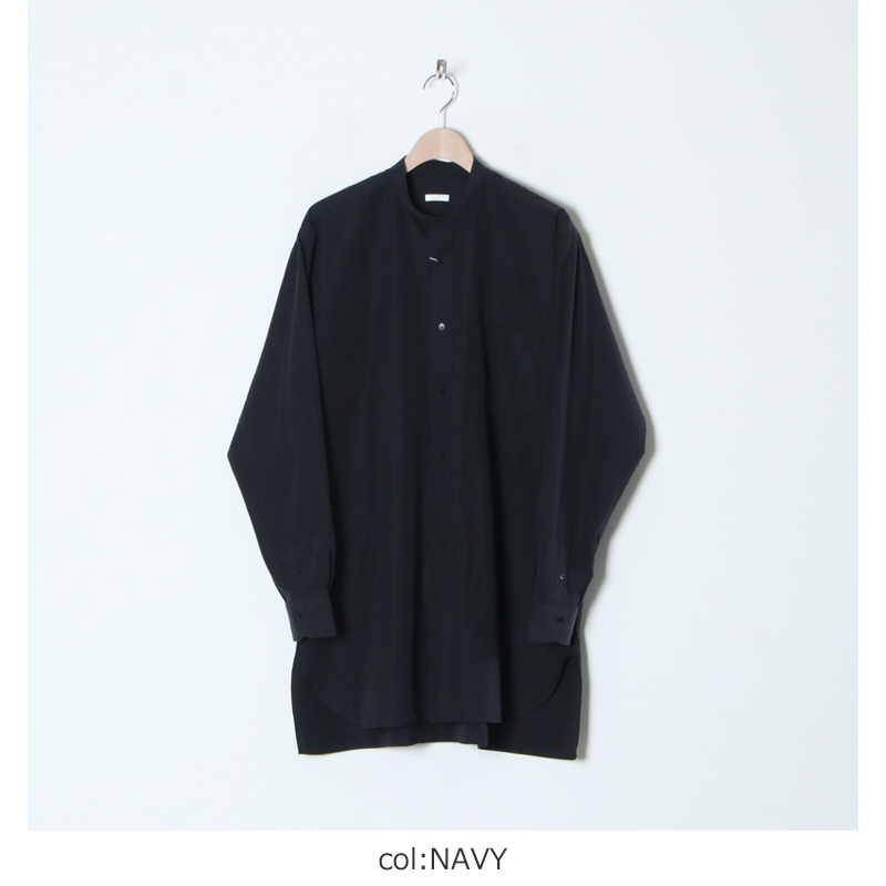 COMOLI (コモリ) バンドカラーシャツ